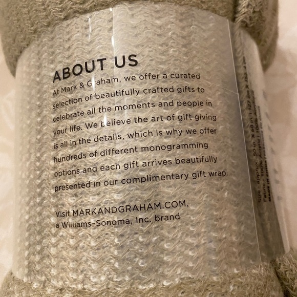 Mark & Graham Throw Blanket - Picture 3 of 3